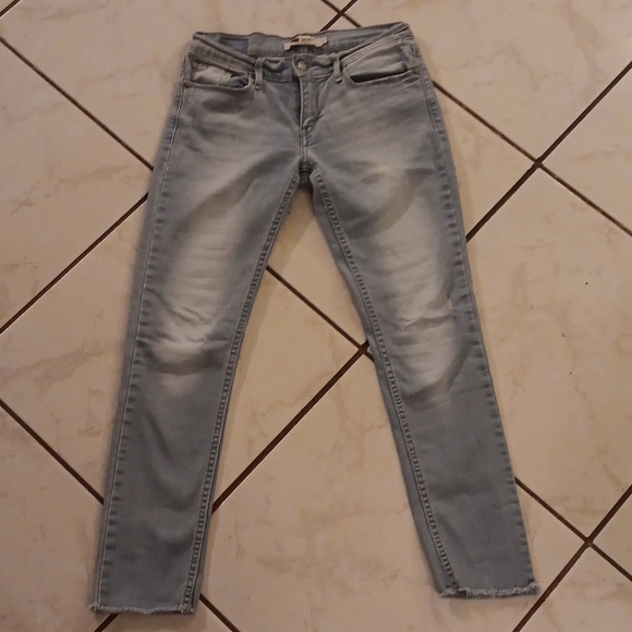 Levi's 524 Skinny Size 7 Light Wash Women's - Picture 4 of 7